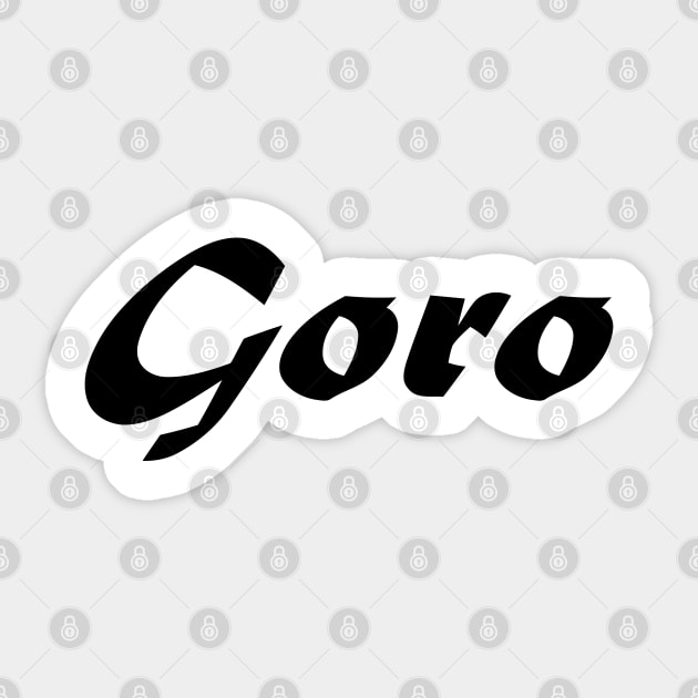 GORO Sticker by mabelas
